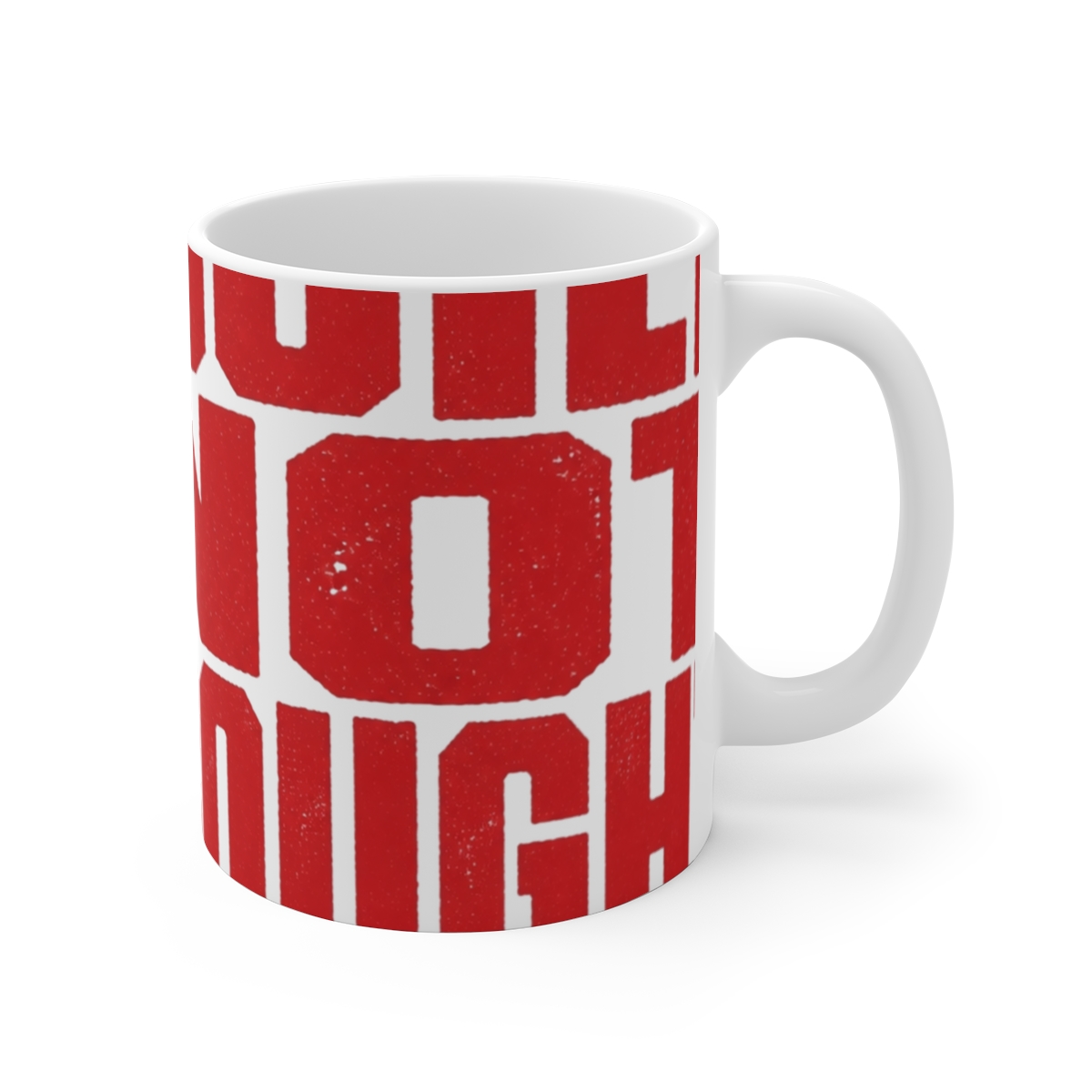 Cleetus McFarland "Built Not Bought" White Mug