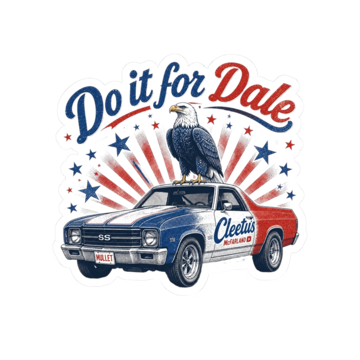 Cleetus McFarland Sticker