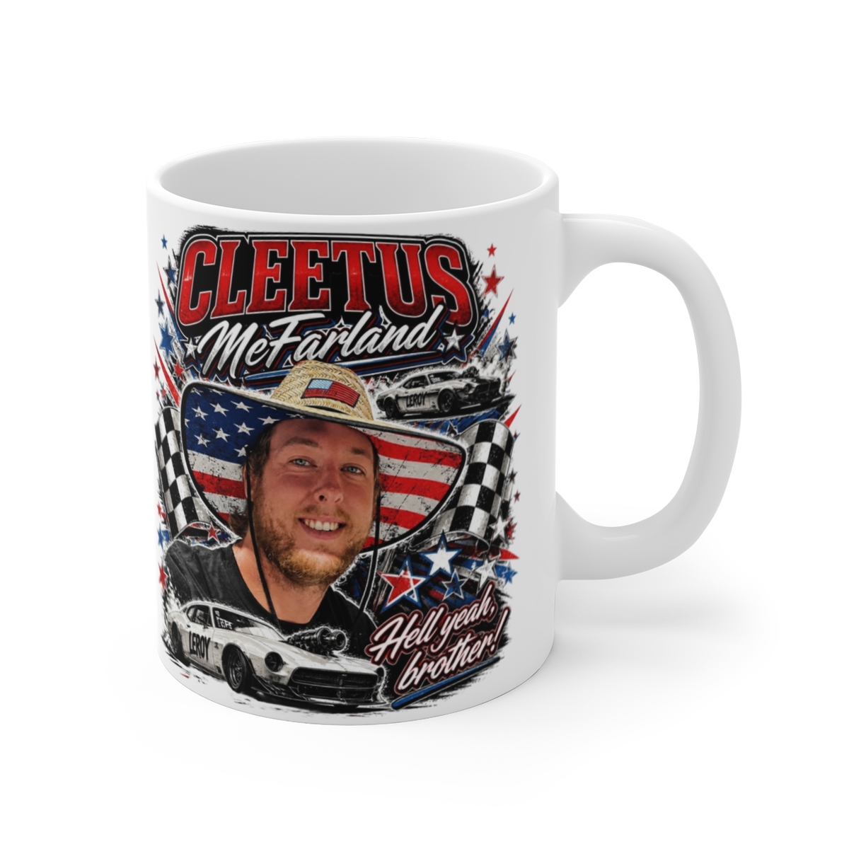 Cleetus McFarland "Leroy" White Mug