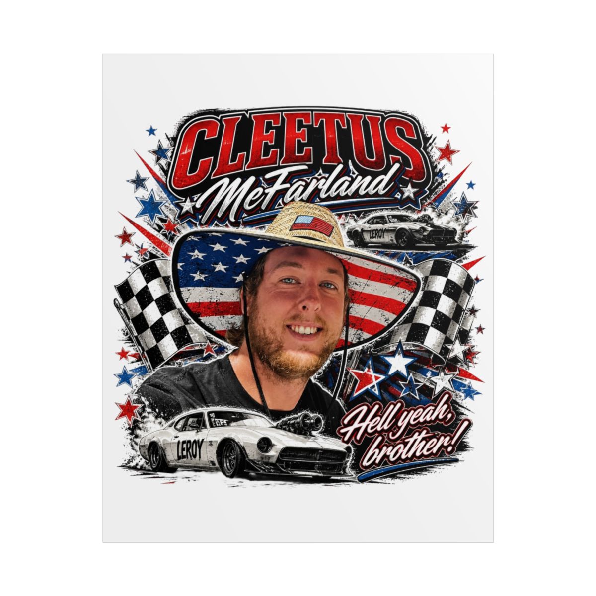 Cleetus McFarland "Leroy" Poster